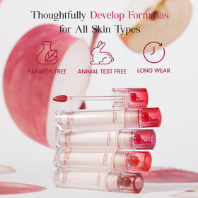 CLIO Crystal Glam Tint 020 Vanilla Apple with rose oil ingredients