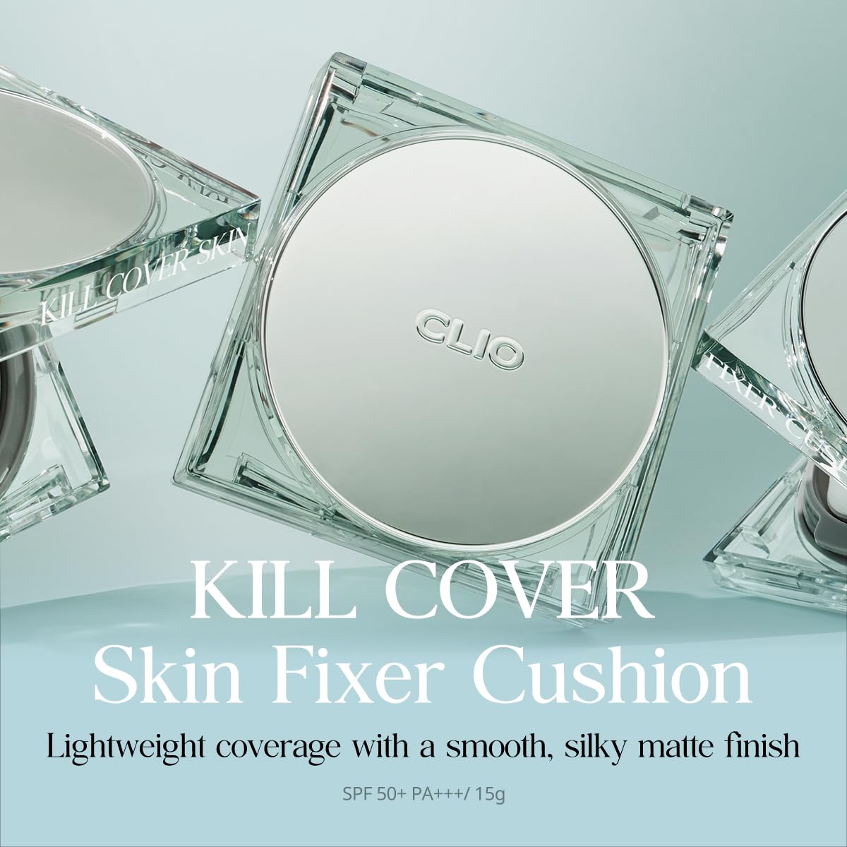 CLIO KILL COVER SKIN FIXER CUSHION open view showing the cushion