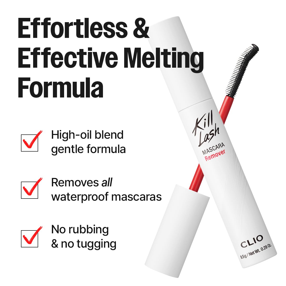 CLIO Kill Lash Mascara Remover packaging side view