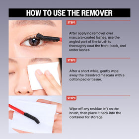 CLIO mascara application demonstration on model
