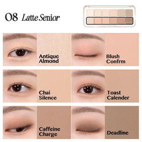 CLIO Pro Eye Palette Air in a makeup setup
