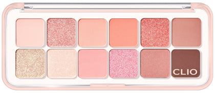CLIO PROFESSIONAL Pro Eye Palette Air front view with 12 shades