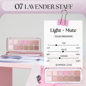 CLIO PROFESSIONAL Pro Eye Palette Air open with all 12 colours visible