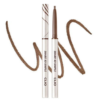 CLIO PROFESSIONAL Sharp So Simple Waterproof Pencil Liner 2mm Cacao Brown front view