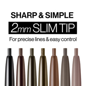 CLIO PROFESSIONAL Sharp So Simple Waterproof Pencil Liner 2mm Cacao Brown showing precision tip