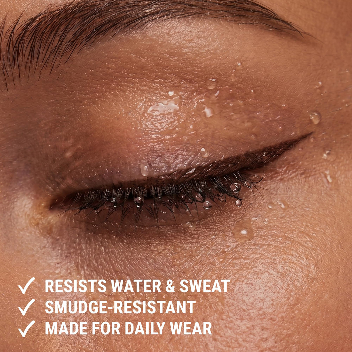 CLIO PROFESSIONAL Sharp So Simple Waterproof Pencil Liner 2mm Cacao Brown swatch on skin