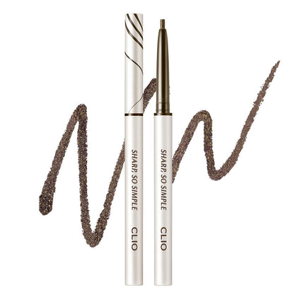 CLIO PROFESSIONAL Sharp So Simple Waterproof Pencil Liner Dark Brown front view