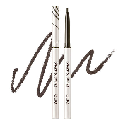 CLIO Sharp So Simple Waterproof Pencil Liner 2mm Black Brown front view