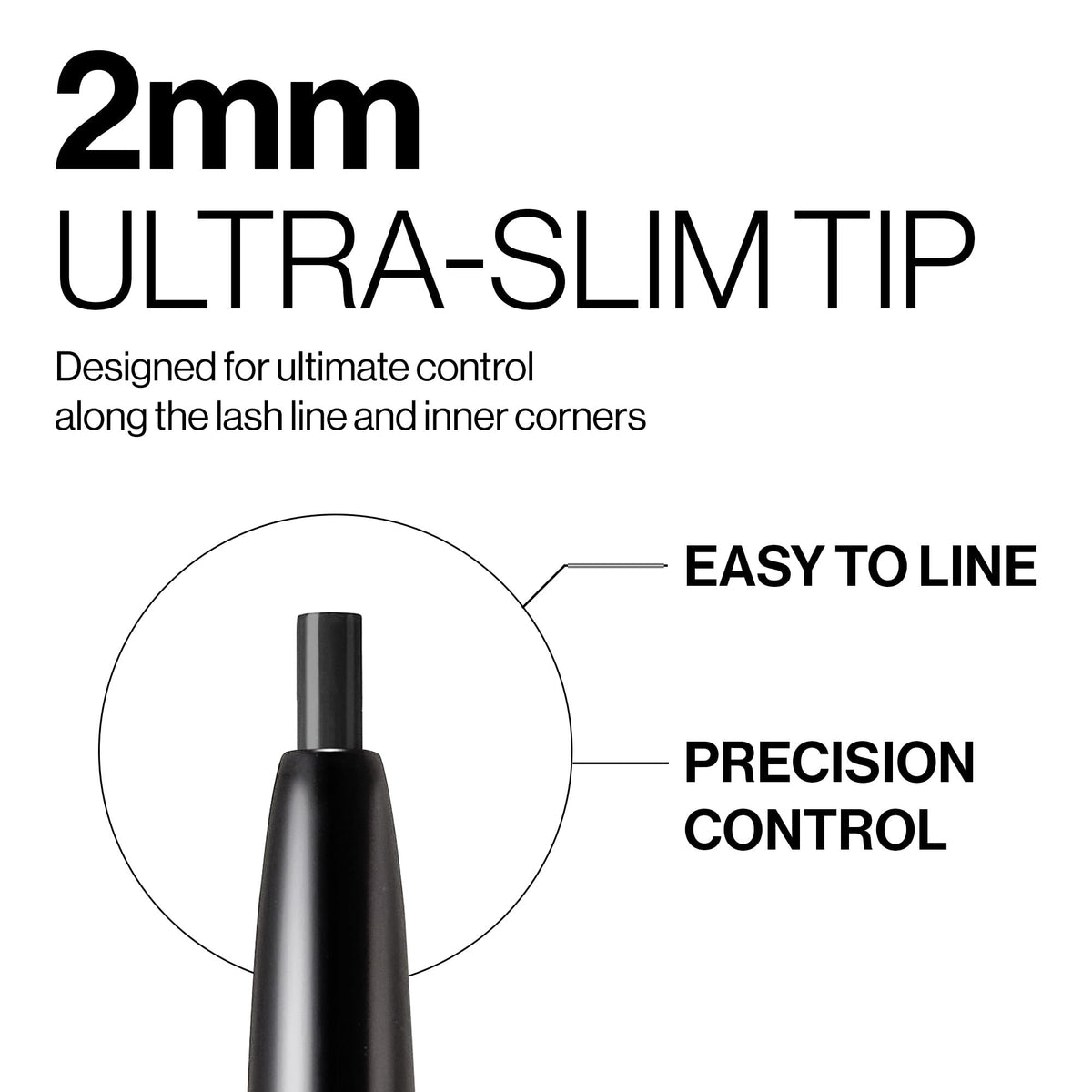CLIO Sharp So Simple Waterproof Pencil Liner 2mm Black detailed view