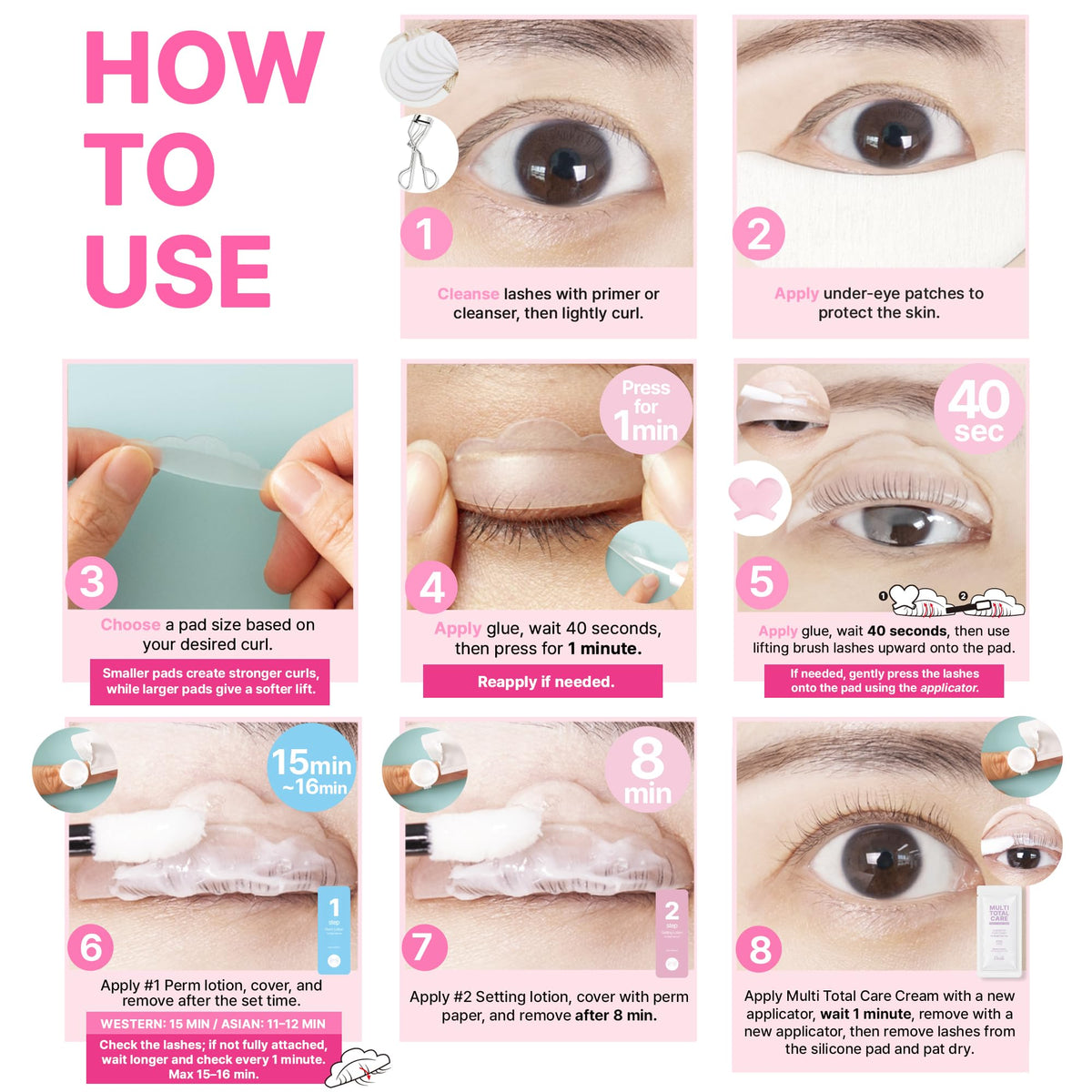CLIONE nourishing solution for lash protection