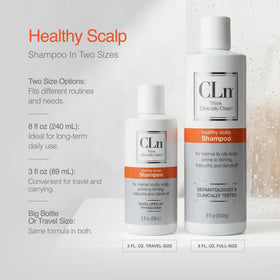 CLn Shampoo with Salicylic Acid cap open