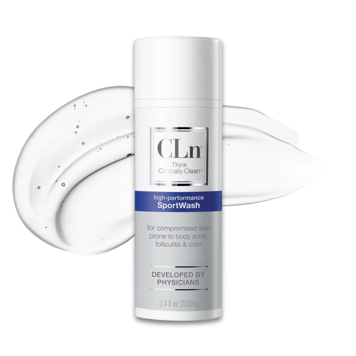 CLn SportWash 3.4 fl. oz. bottle front view