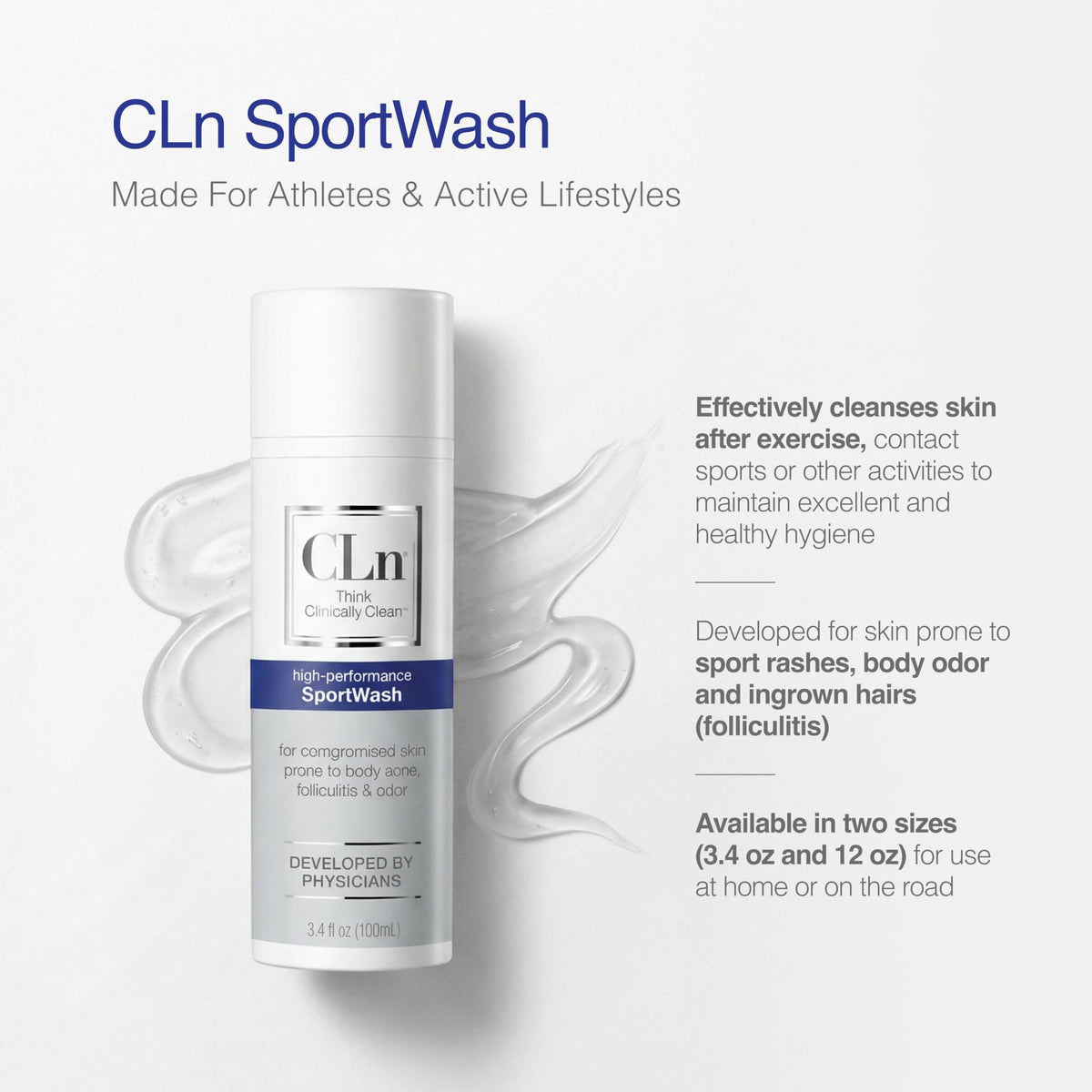 CLn SportWash packaging details