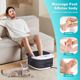 Close-up of 22 massage rollers in ECARBME Foot Spa