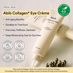 Close-up of Abib eye cream texture
