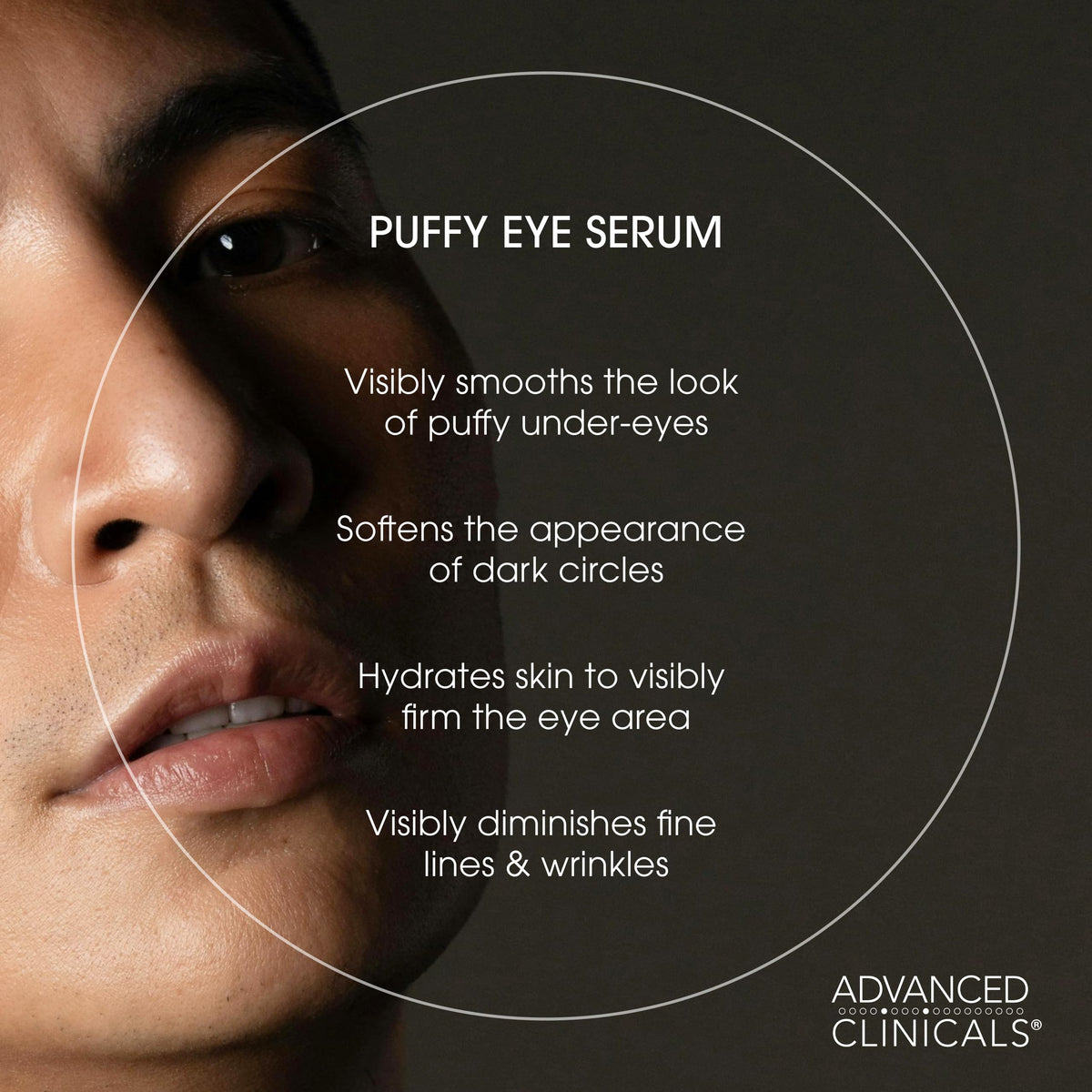 Close-up of Advanced Clinicals Puffy Eye Serum texture