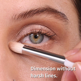 Close-up of ALBEAUT Tapered Eye Shadow Brush bristles