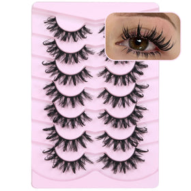 Close-up of ALICROWN cat eye false eyelashes