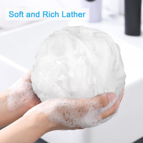 Close-up of AmazerBath Loofah Sponge showing texture