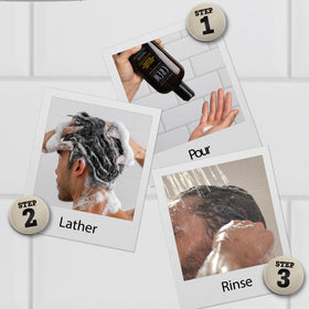 Close-up of AMERICAN CREW Deep Moisturizing Shampoo texture