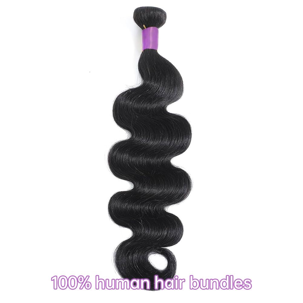 Close-up of ANNELBEL 12A Body Wave Bundle texture and softness