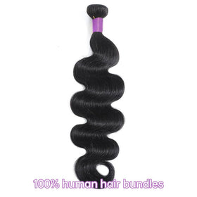 Close-up of ANNELBEL 12A Body Wave Bundle texture and softness
