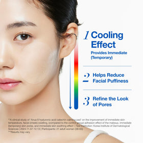 Close-up of ANUA 8 Hyaluronic Acid Calming Pad