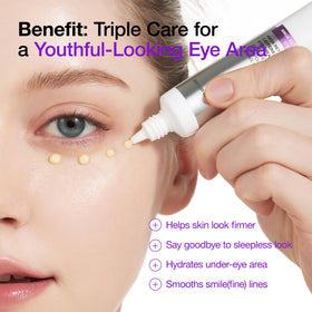 Close-up of ANUA Retinol eye cream texture