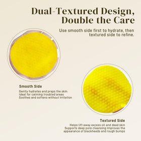 Close-up of AOPO Kojic Acid and Turmeric Cleansing Pad