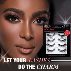 Close-up of Ardell Demi Wispies lashes showing texture