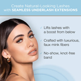 Close-up of Ardell Underlash Lash Clusters in various lengths