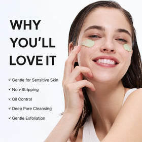 Close-up of ARENCIA Korean Rice Mochi Face Cleanser texture