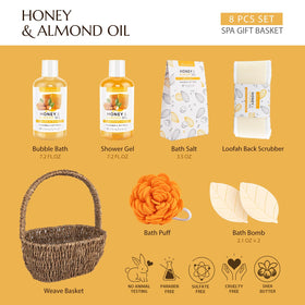 Close-up of ArioseMonde shower gel in the gift basket