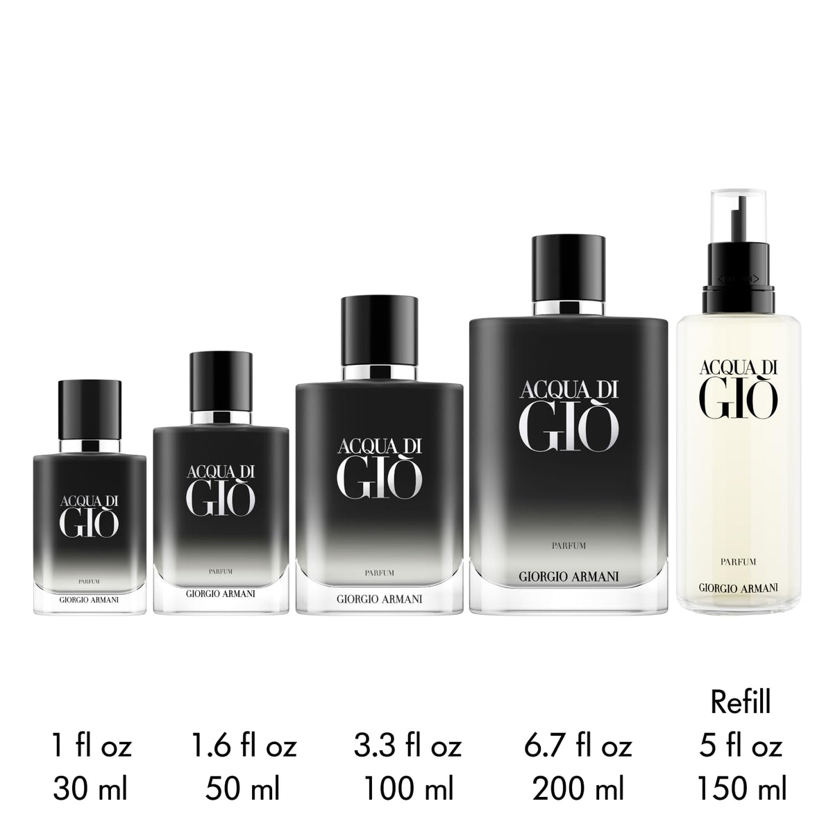 Close-up of Armani Beauty Acqua di Giò Parfum bottle cap