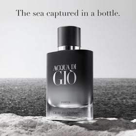 Close-up of Armani Beauty Acqua di Giò Parfum ingredients list