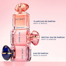 Close-up of Armani Beauty My Way Eau de Parfum bottle