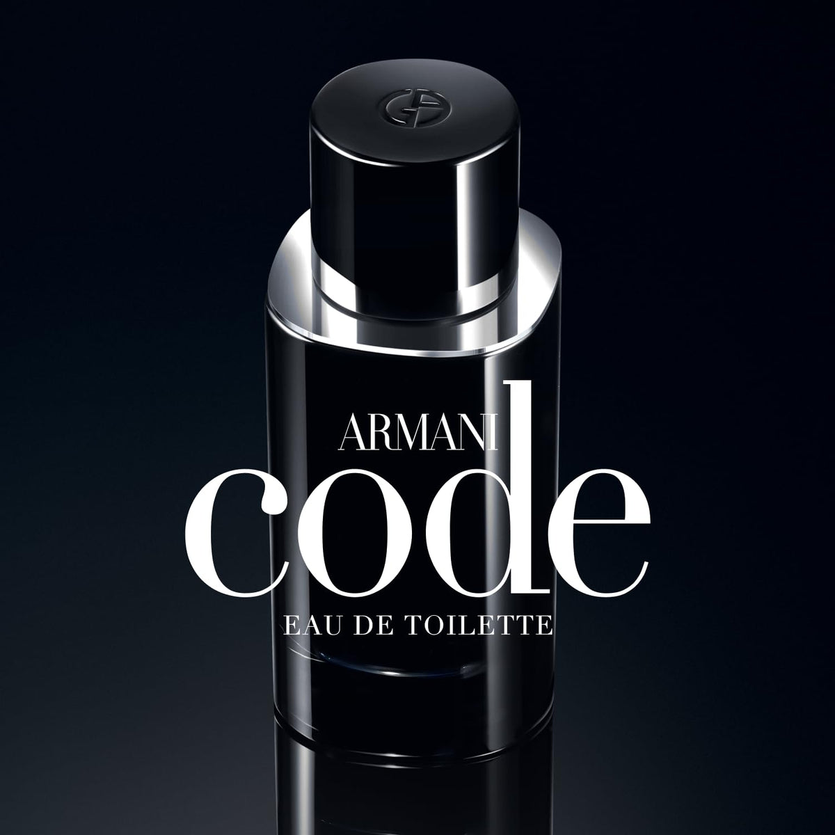 Close-up of Armani Code Eau de Toilette bottle