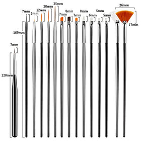 Close-up of Artdone nail dotting tools