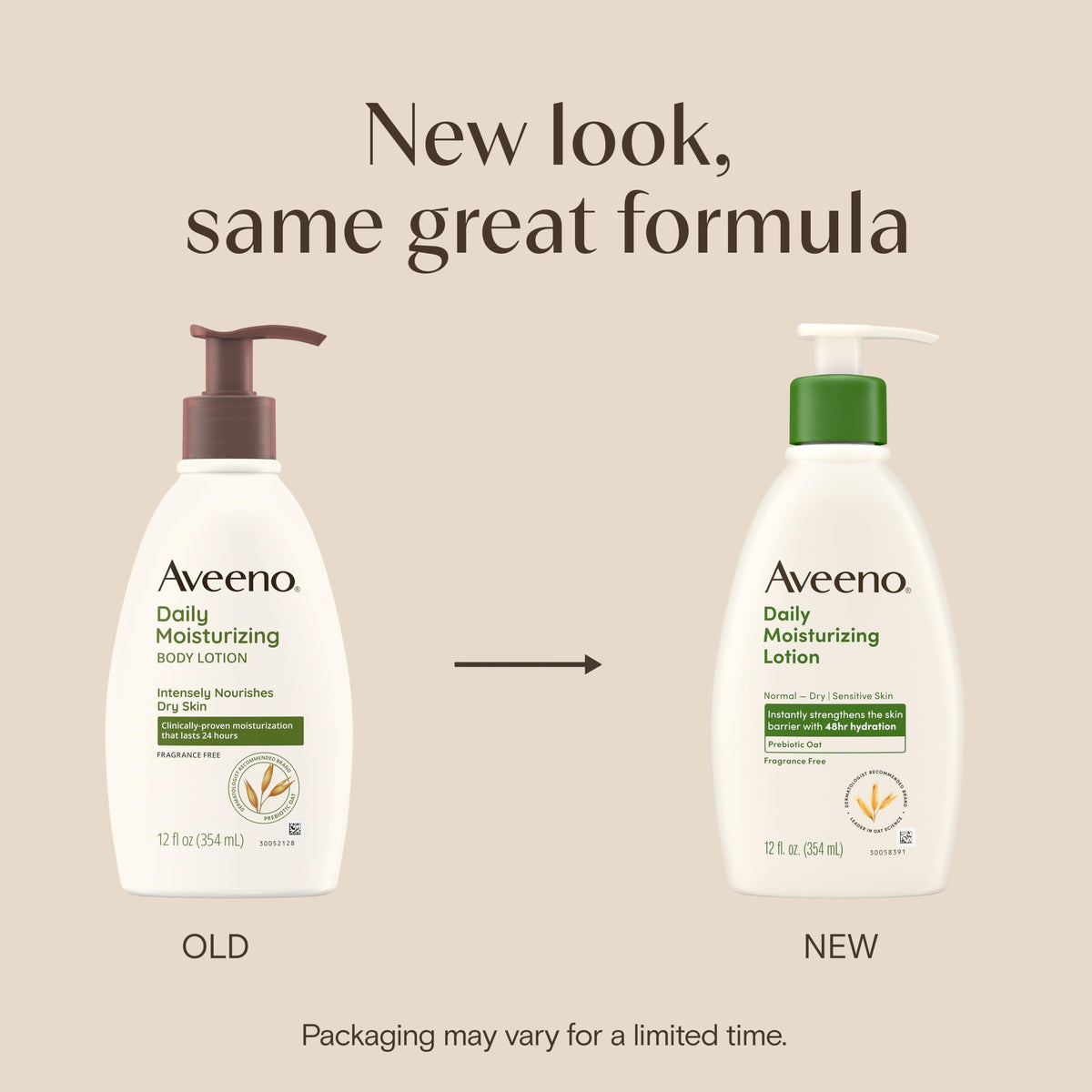 Close-up of Aveeno Daily Moisturizing Body Lotion texture