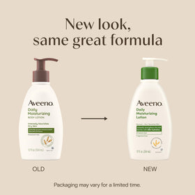 Close-up of Aveeno Daily Moisturizing Body Lotion texture