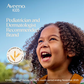 Close-up of Aveeno Kids Face & Body Wash texture