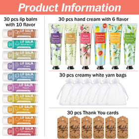 Close-up of AZEN hand cream in various flavours