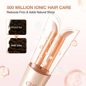 Close-up of BABONIR Automatic Curling Iron barrel