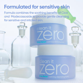 Close-up of BANILA CO Clean it Zero Calming Cleansing Balm showing balm texture