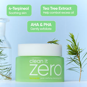 Close-up of BANILA CO Clean it Zero Cleansing Balm texture