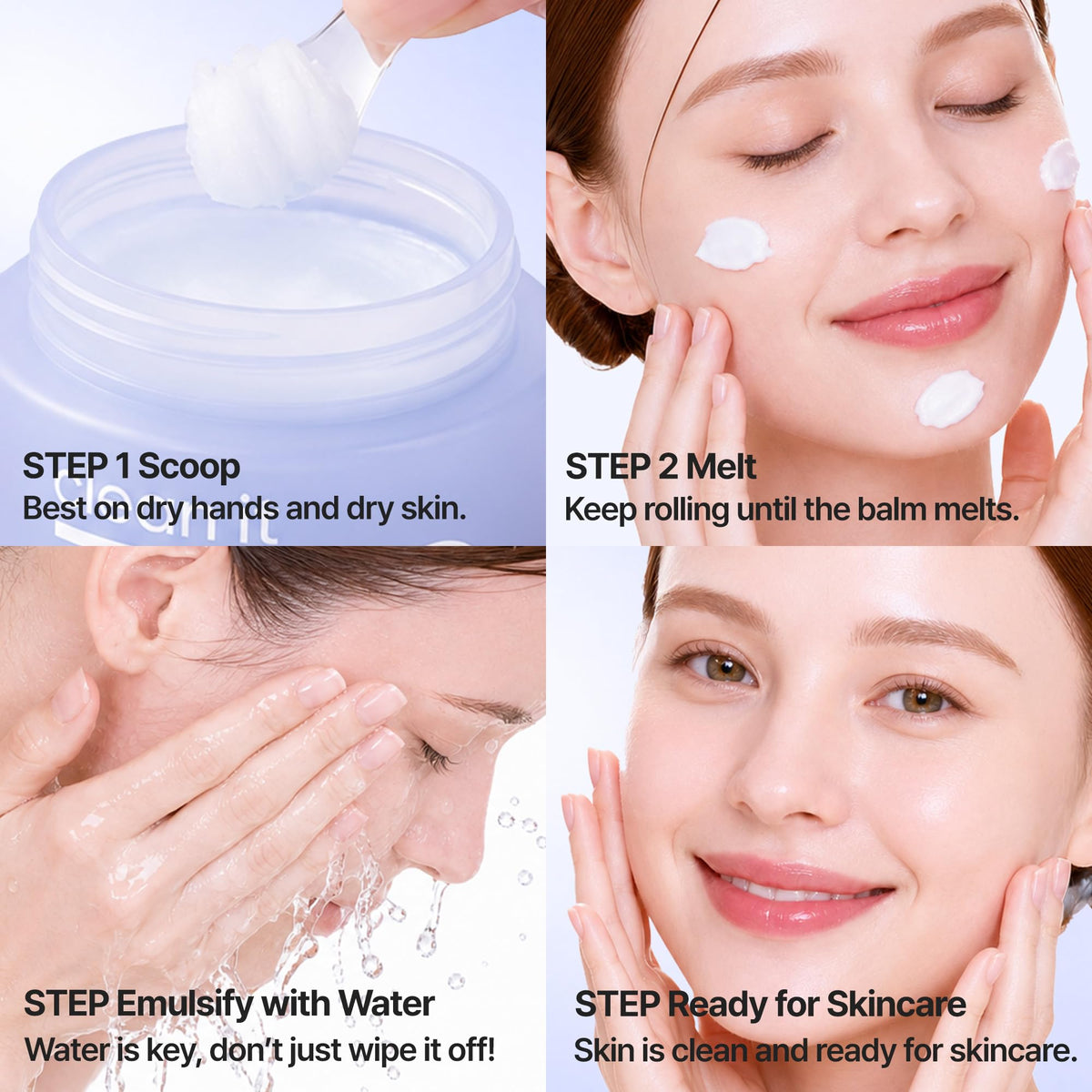 Close-up of BANILA CO Clean it Zero Cleansing Balm texture