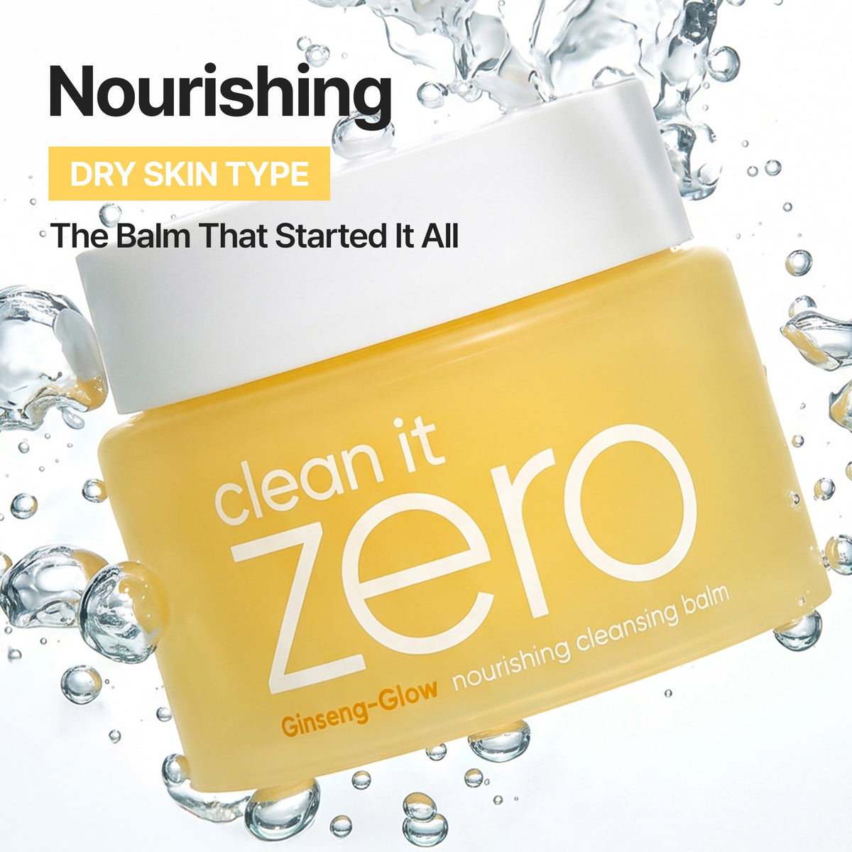 Close-up of BANILA CO Clean it Zero Nourishing Cleansing Balm texture
