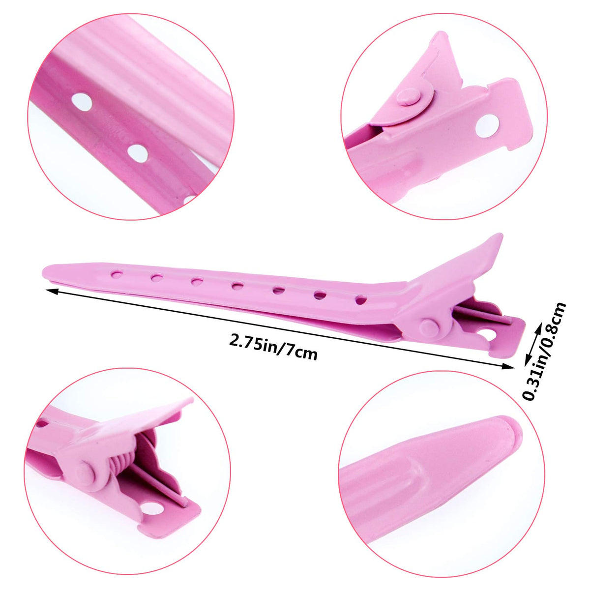 Close-up of Bantoye Duck Bill Clip showing smooth surface