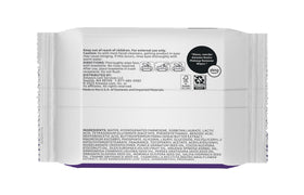Close-up of Basics Makeup Remover Wipes packaging