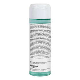 Close-up of Basics Toner bottle with label